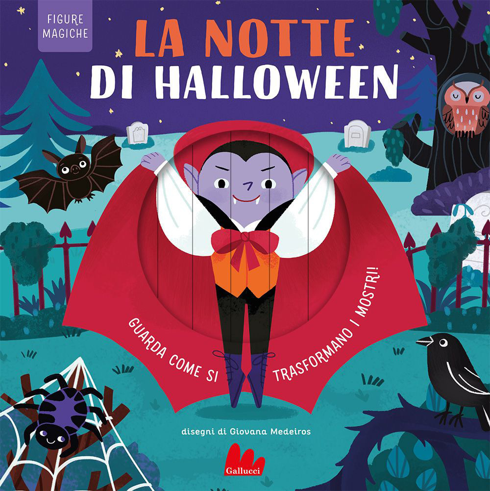 Copertina libro Notte di Halloween - Figure Magiche