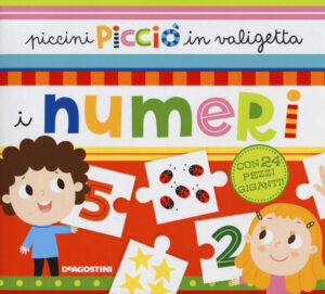 Copertina libro Numeri Piccini Picciò in valigetta (Puzzle)