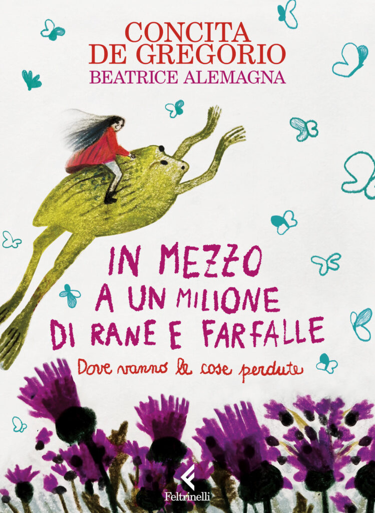 Copertina libro In mezzo a un milione di rane e farfalle