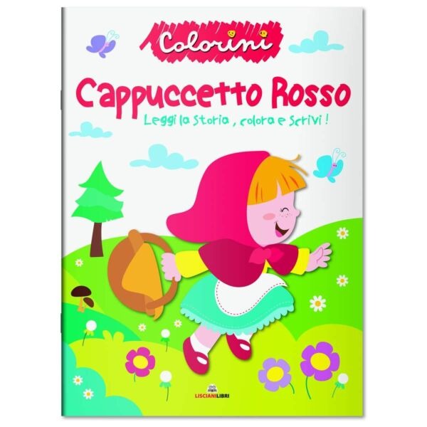 Copertina libro Capuccetto Rosso - Colorini