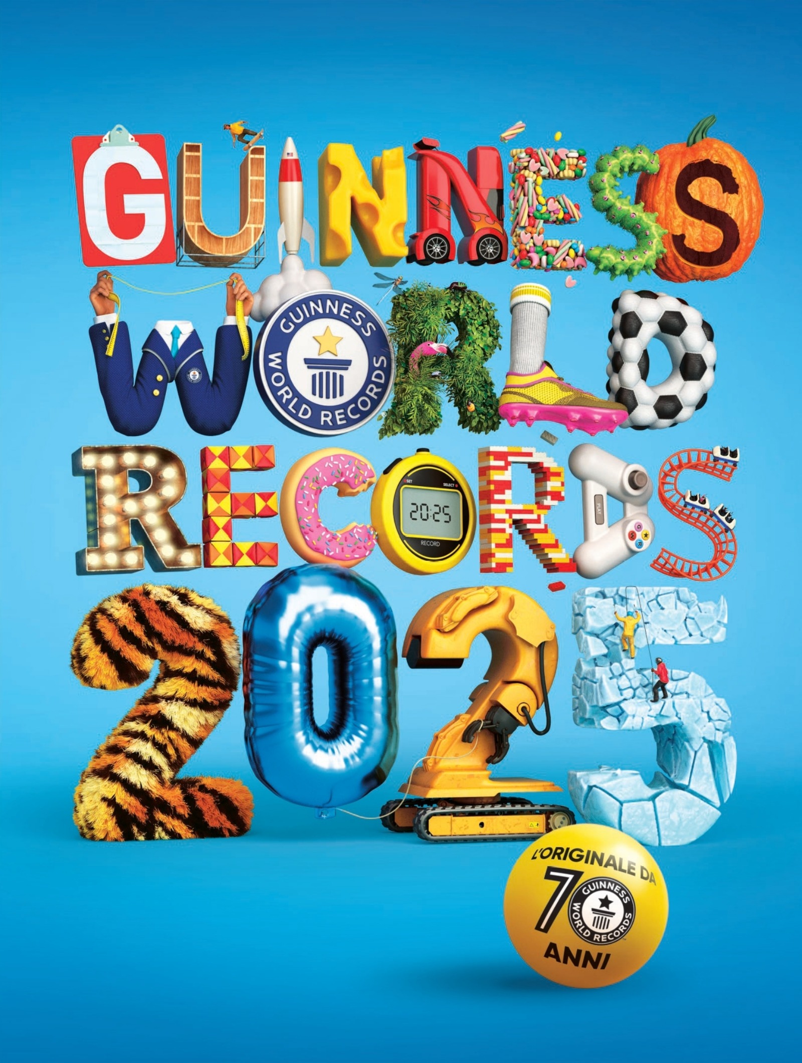 Copertina libro Guinness World Records 2025