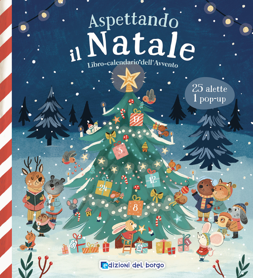 Copertina libro Aspettando il Natale Libro calendario dell'Avvento