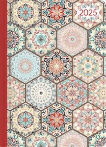 Copertina libro Oriental Pattern Agenda settimanale 2025