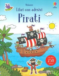 Copertina libro Pirati - Libri con Adesivi