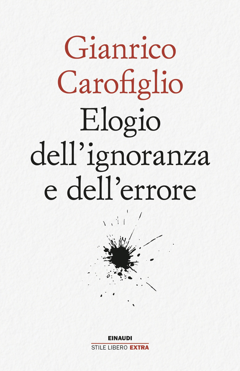 Copertina libro Elogio dell ignoranza e dell errore