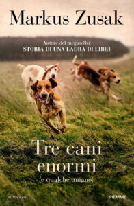 Copertina libro Tre cani enormi (e qualche umano)