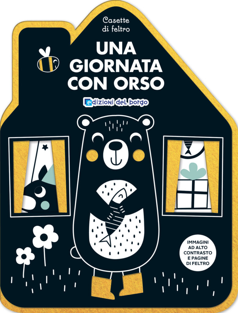 Copertina libro Casette di Feltro. Una giornata con Orso