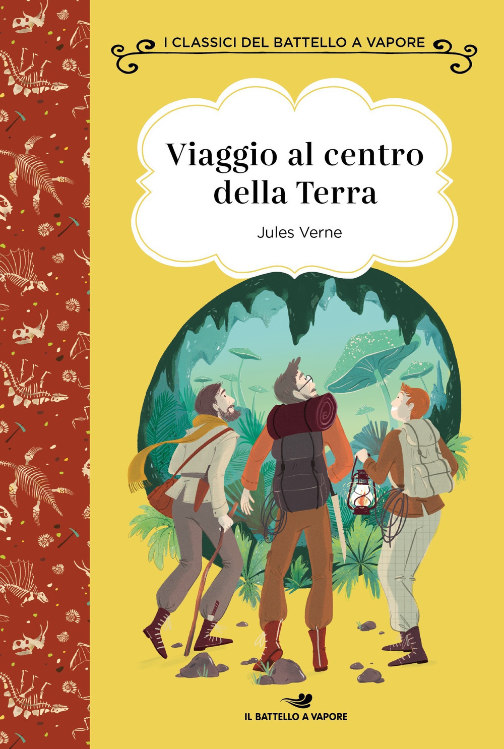 Copertina libro Viaggio al centro della terra