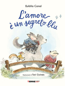 Copertina libro L'amore è un segreto blu