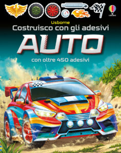 Copertina libro Costruisco con gli adesivi Auto con oltre 450 adesivi