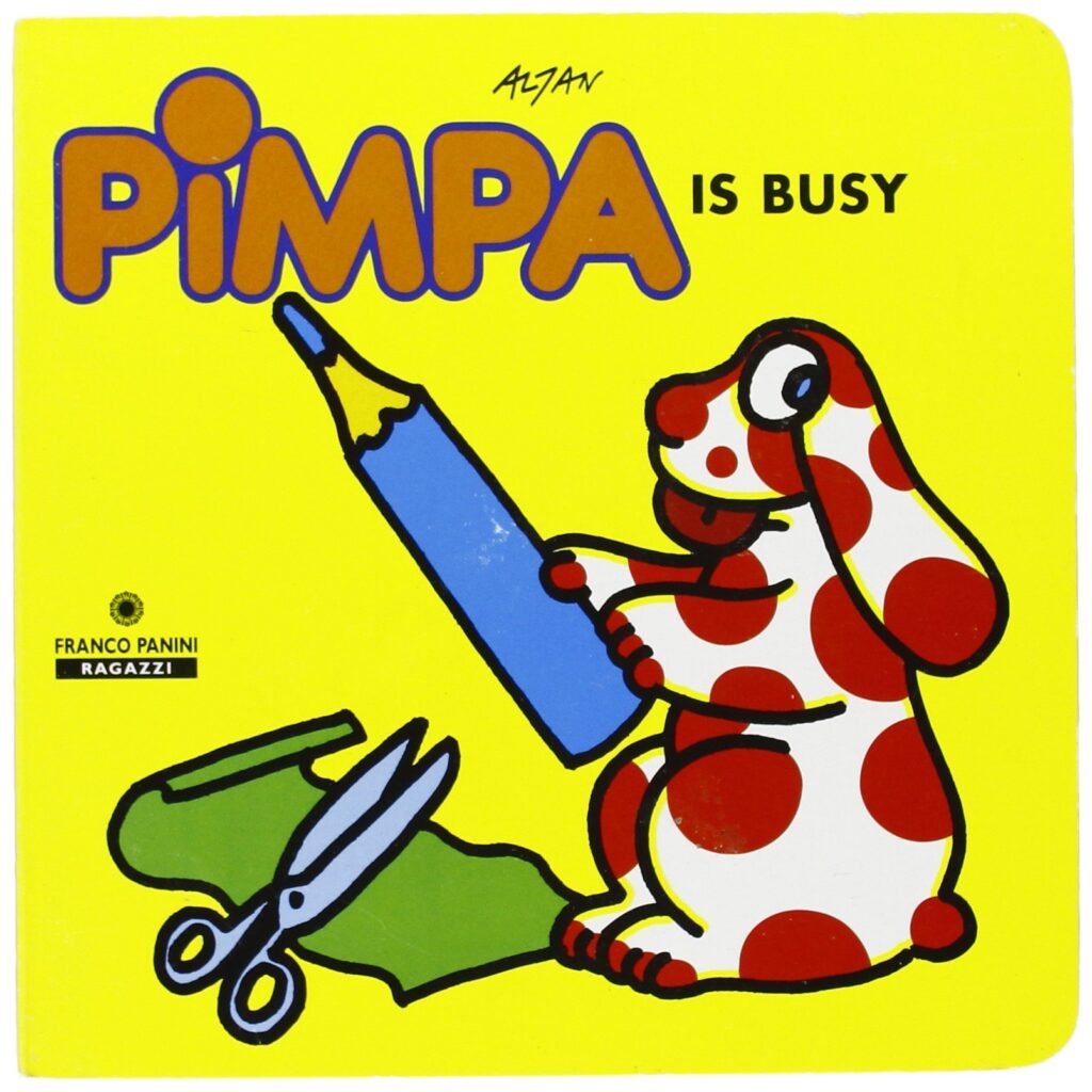 Copertina libro Pimpa is Busy