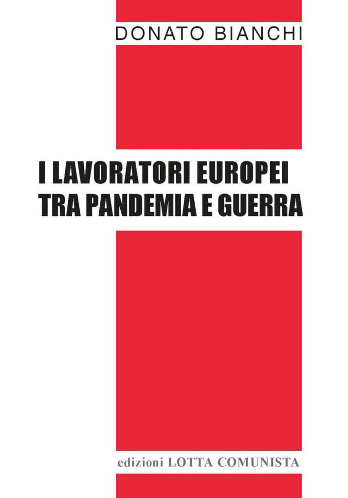 Copertina libro Lavoratori Europei tra pandemia e guerra