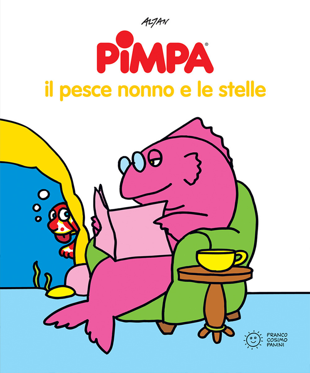 Copertina libro Pimpa il pesce nonno e le stelle