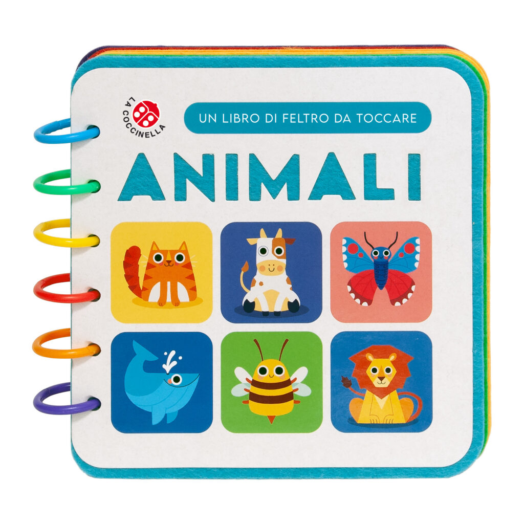 Copertina libro Animali - Un libro di feltro da toccare